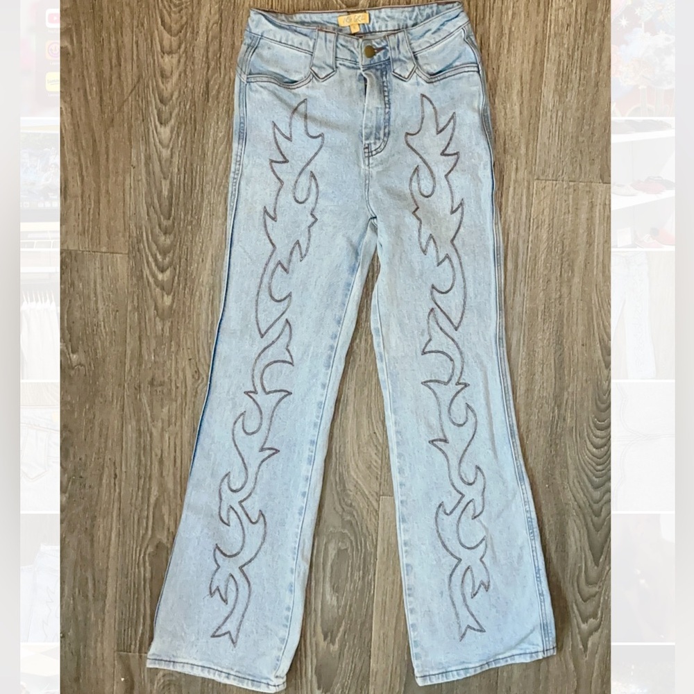 Vigirl High Rise Light Blue Women's Jeans